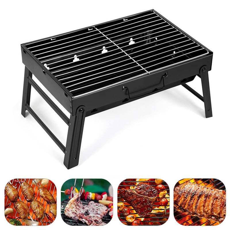 Portable BBQ Grill for Outdoor Cooking - Foldable and Compact