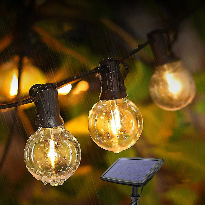 Outdoor Festoon Lights - Green Grill