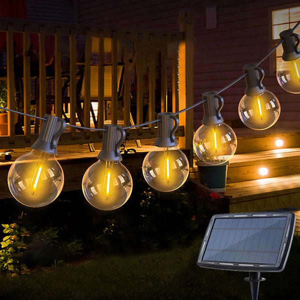 Outdoor Festoon Lights - Green Grill