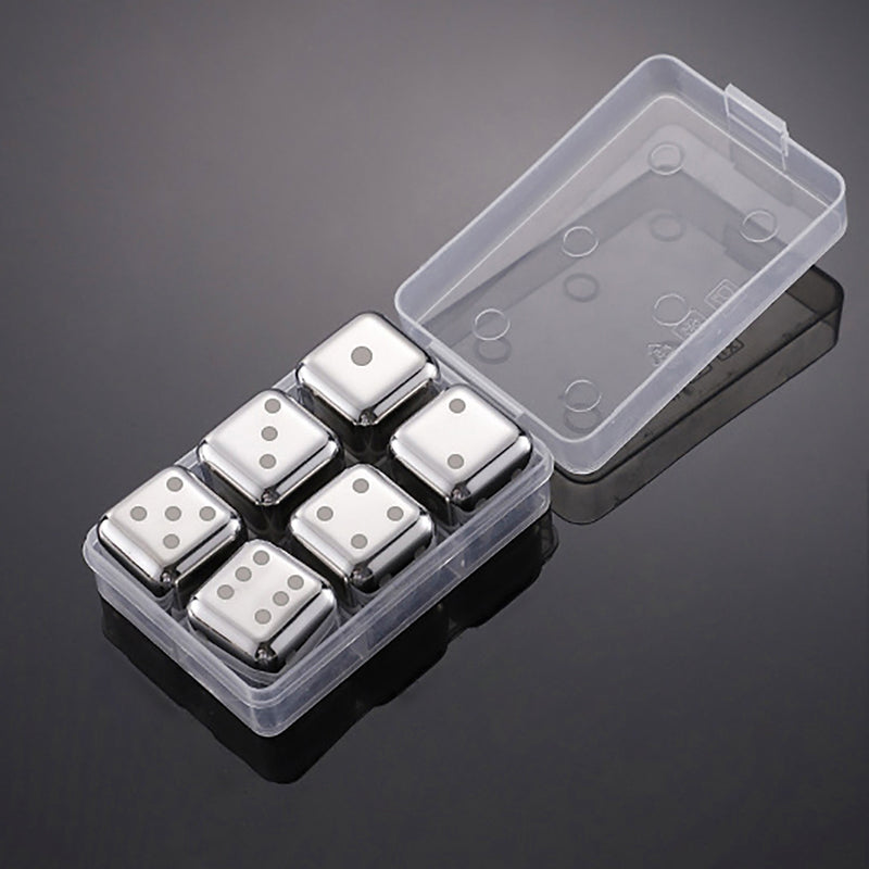 Whiskey Stones Chillers Silver