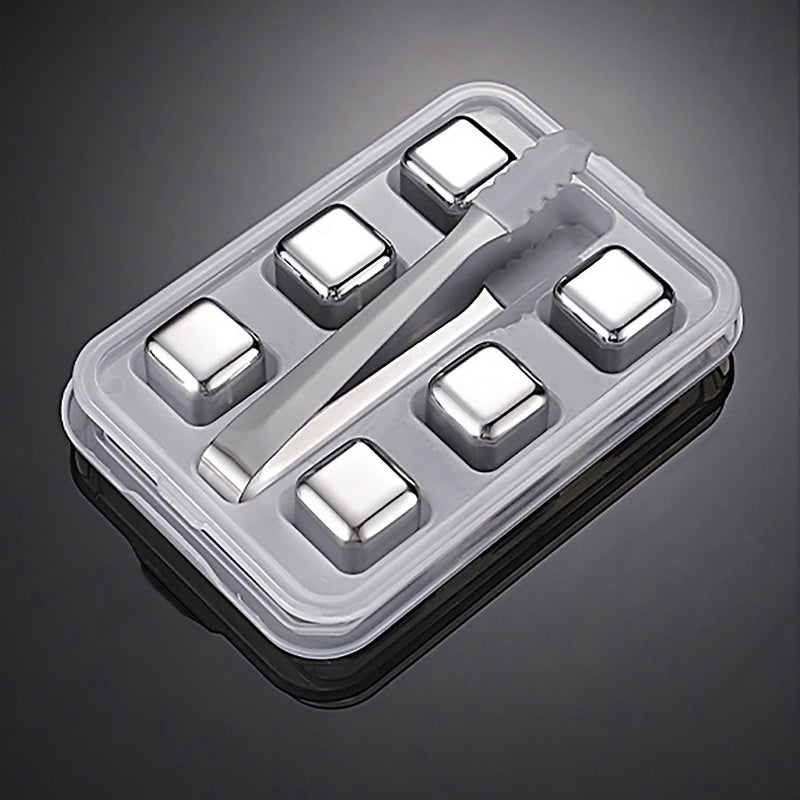 Whiskey Stones Chillers Silver