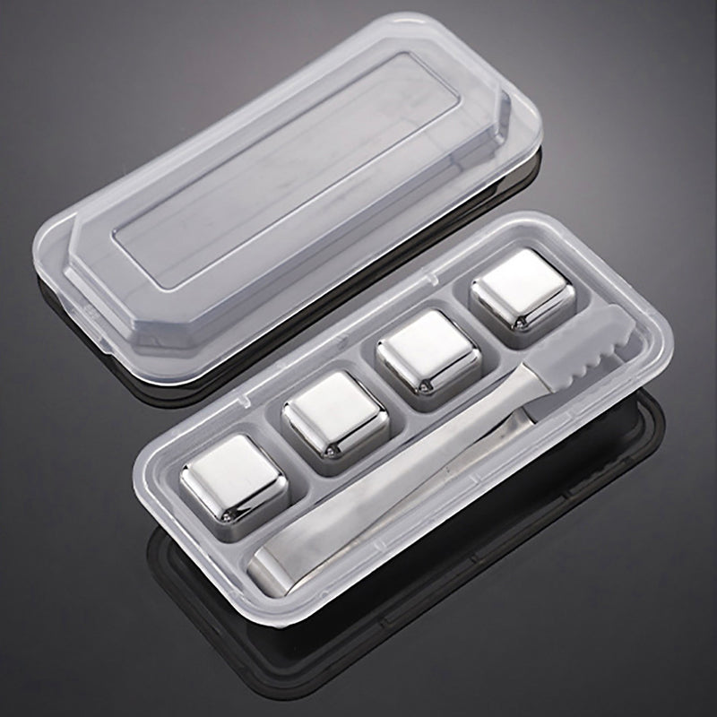 Whiskey Stones Chillers Silver