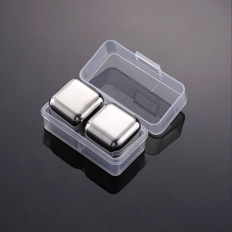 Whiskey Stones Chillers Silver