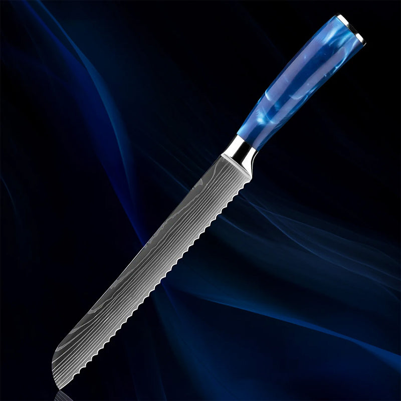 Razor Sharp Kitchen Knife Blue