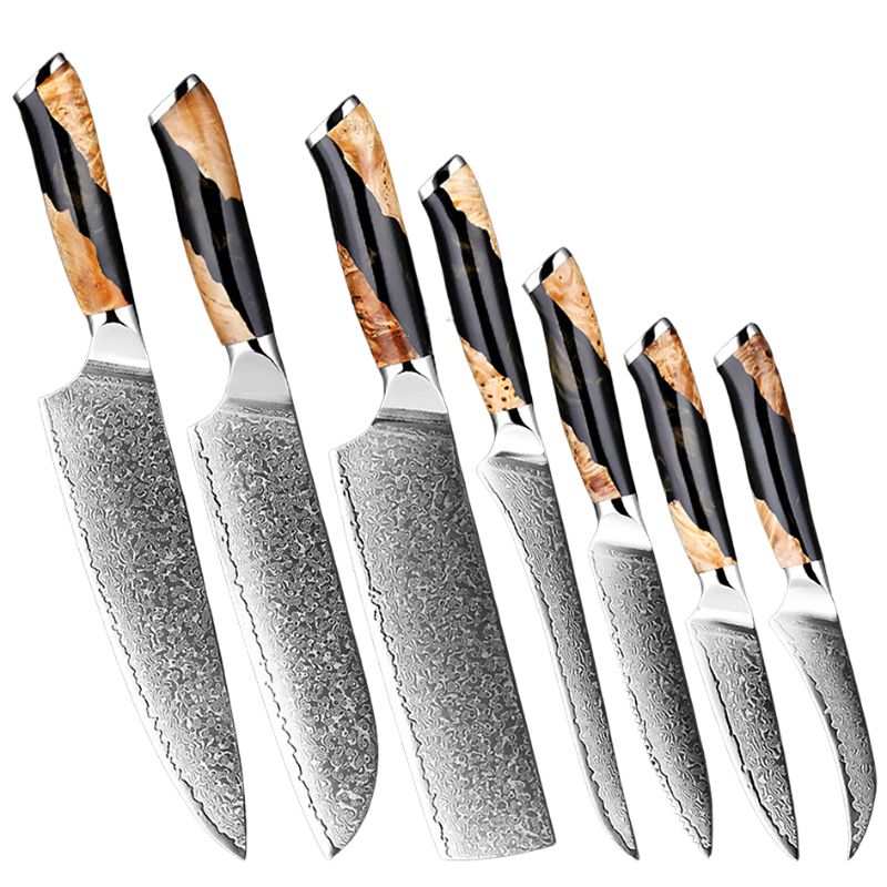 VG10 Damascus Knife Set